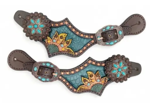 [MV3156] Spur Straps Flower