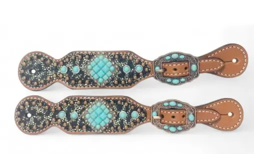 Spur Straps Blue detail small