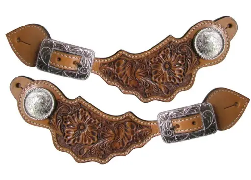 [MV3166] Spur Straps Western Brown