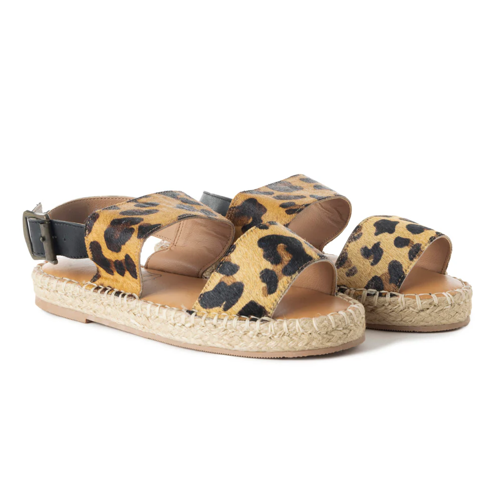 [MV8082] Leopard Espadrilles  (36)