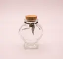Heart-Shaped Glass Urn