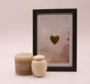 Ceramic Mini Urn Cream