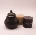 Design Pear Urn Black