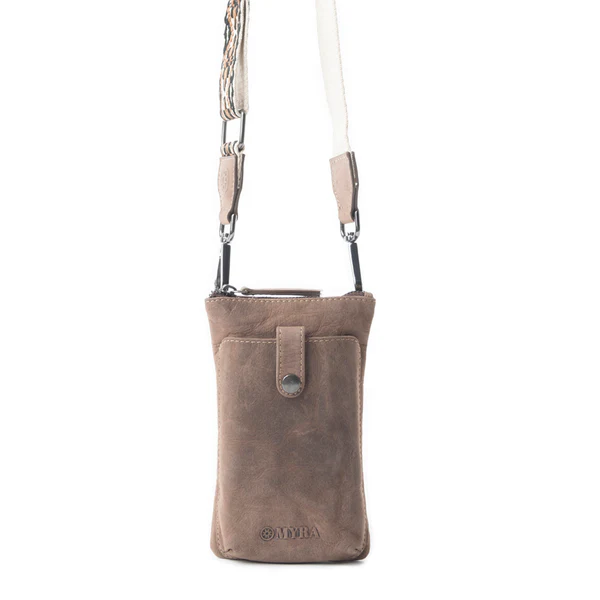 Scout Leather Bag in Dark Brown
