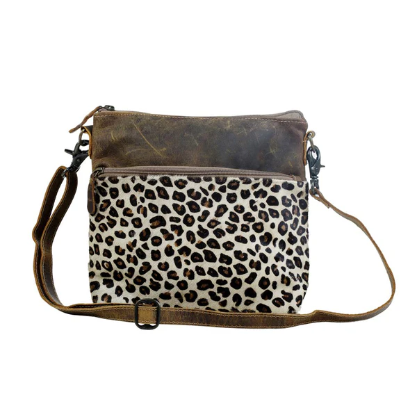 Feline Leather & Hair-on Bag