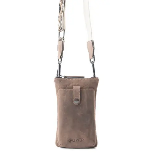 [MV8008] Scout Leather Bag in Dark Brown