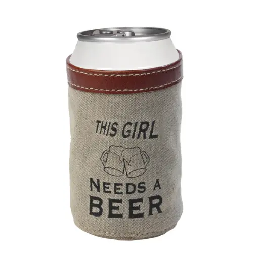 [MV8059] Beer Can Holder Girl