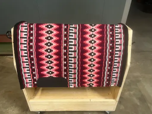 [MV3091] Western Saddle Pad Mel 'n Nel Pink