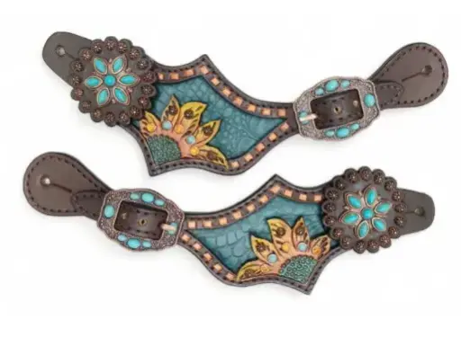 [MV3156] Spur Straps Flower